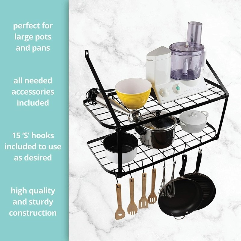 Wall Mounted Pot Rack