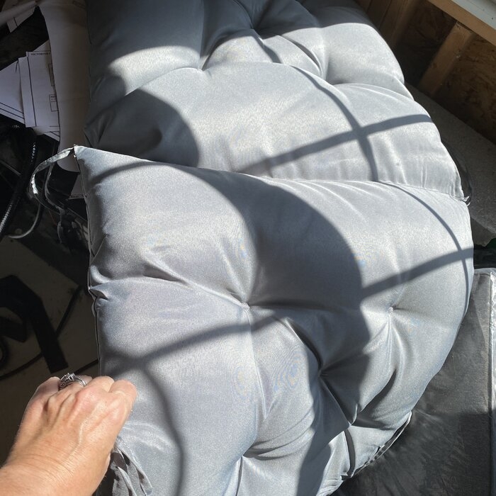 Weekend Red Barrel Studio® 1 - Piece Outdoor Seat/Back Cushion 48'' W x 16'' D