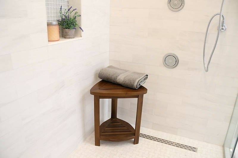 Weimar 16'' W Teak Shower Bench