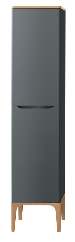 Wide 15.75'' W x 70.98'' H x 18.11'' D Solid Wood Linen Cabinet
