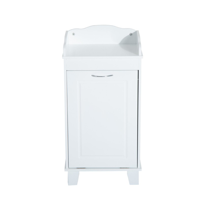 Wooden Bathroom Cabinet Laundry Hamper