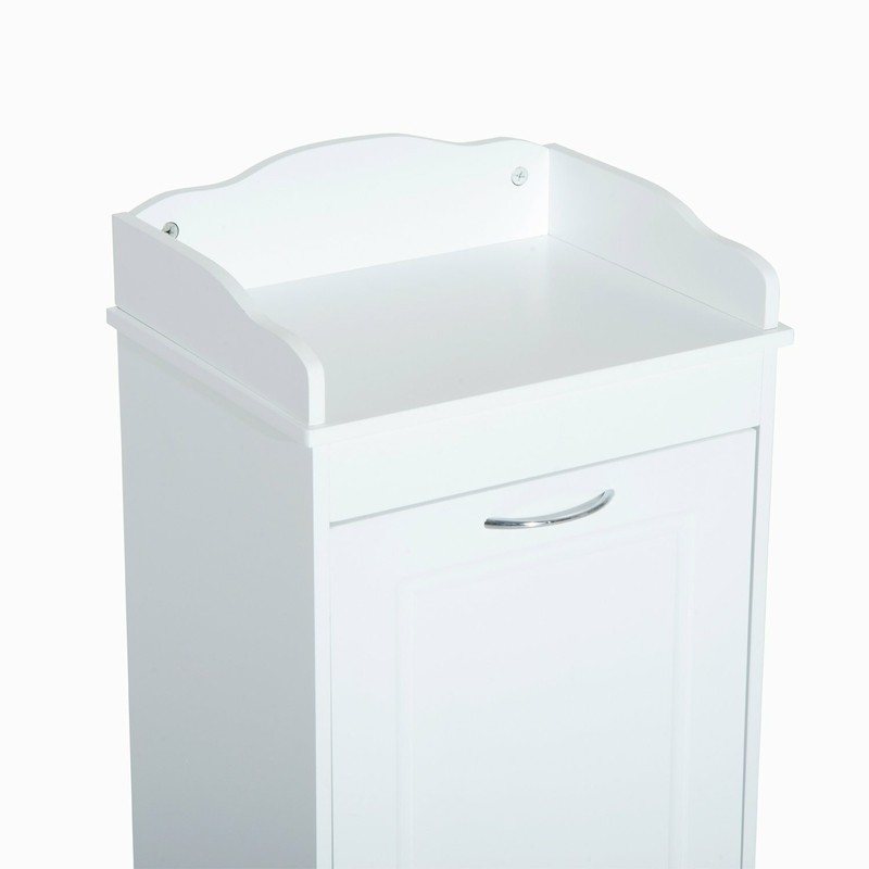 Wooden Bathroom Cabinet Laundry Hamper