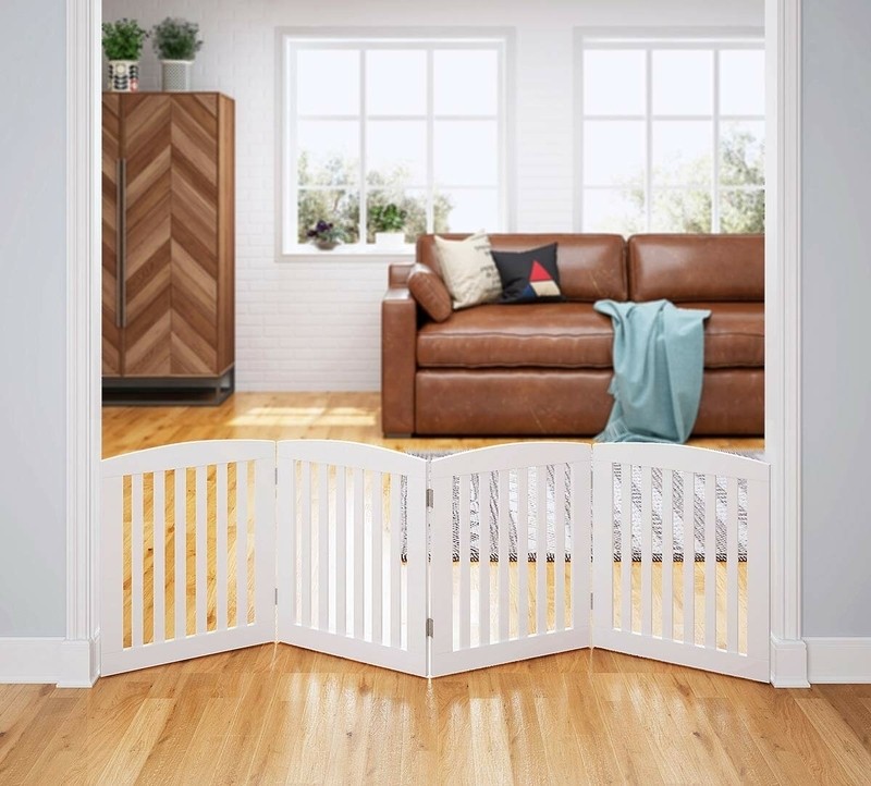 Wooden Free Standing Pet Gate