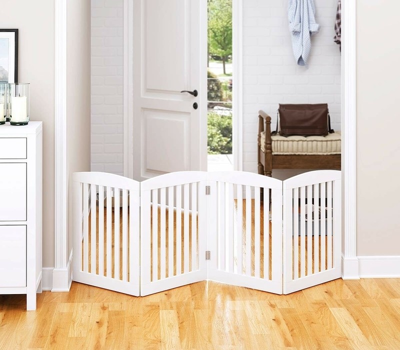 Wooden Free Standing Pet Gate
