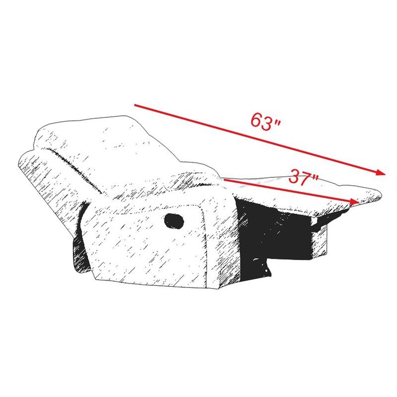 Yumi 95" Wide Symmetrical Reclining Corner Sectional