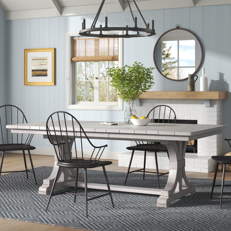 Zaiden Extendable Trestle Dining Table