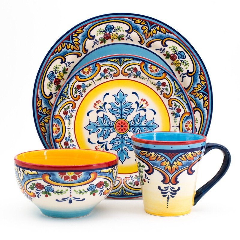 Zanzibar 16 Piece Dinnerware Set, Service for 4