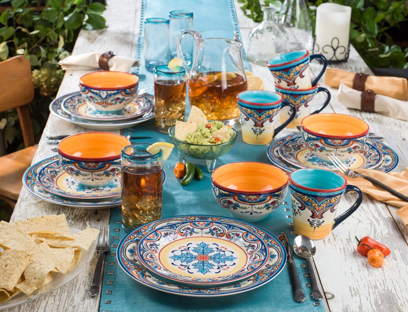 Zanzibar 16 Piece Dinnerware Set, Service for 4