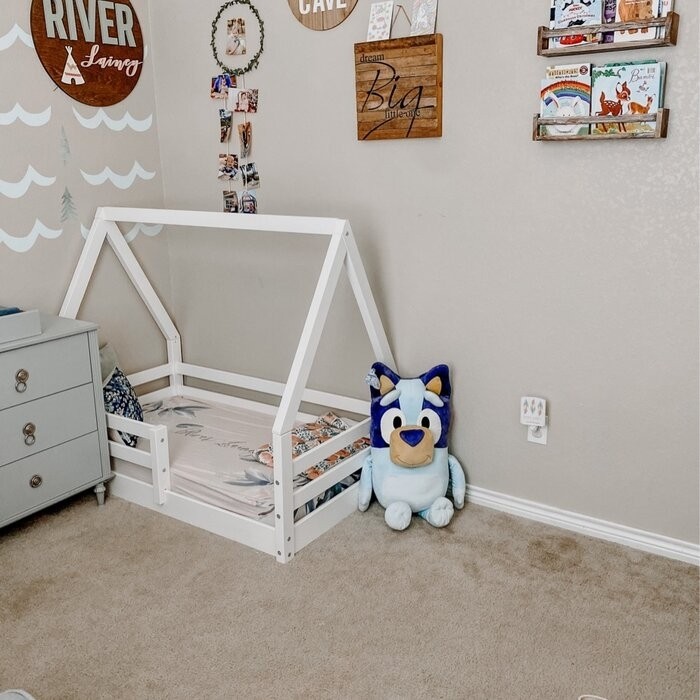 Zhao Toddler Solid Wood Toddler House Bed Frame Toddler Bed by Harriet Bee