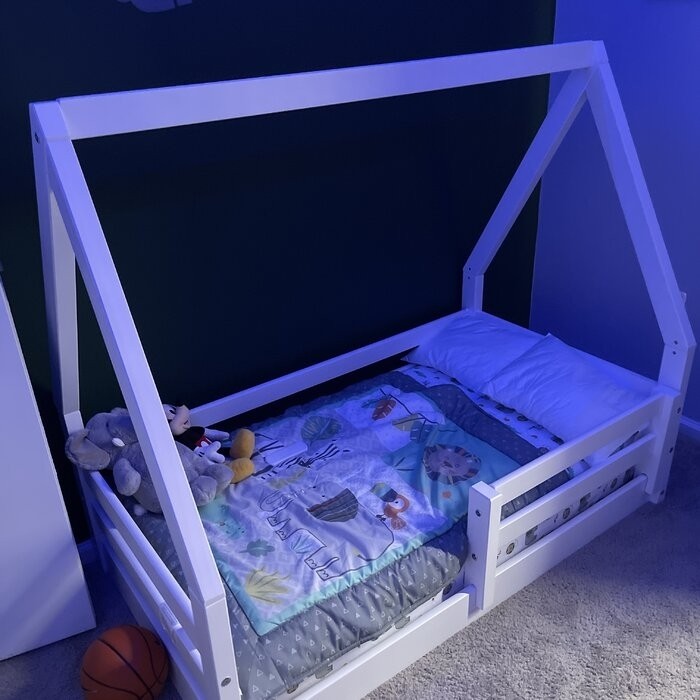 Zhao Toddler Solid Wood Toddler House Bed Frame Toddler Bed by Harriet Bee