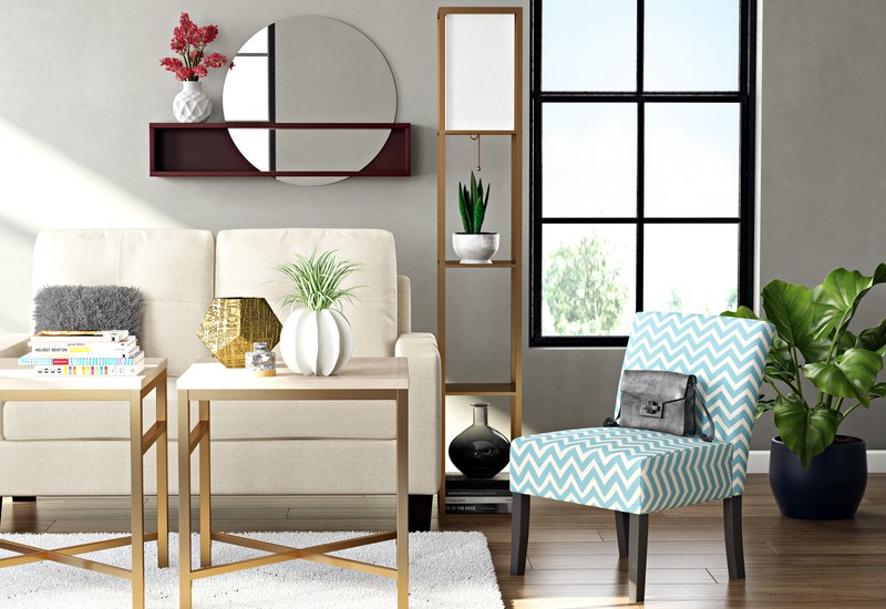 Zihlman 63" Column Floor Lamp