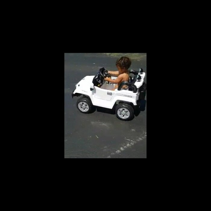 12V Kid Ride One Truck Battery Powered Jeep With Music Horn
