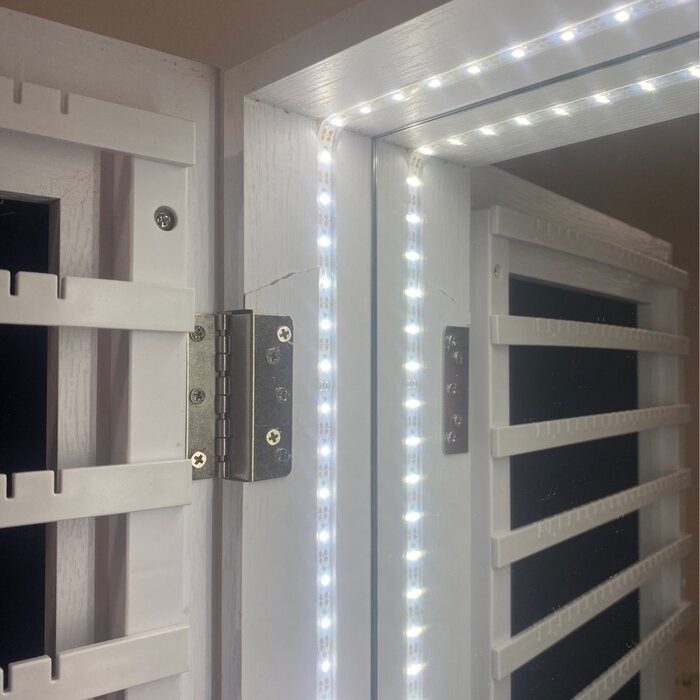 14.5'' Wide Jewelry Armoire with Mirror