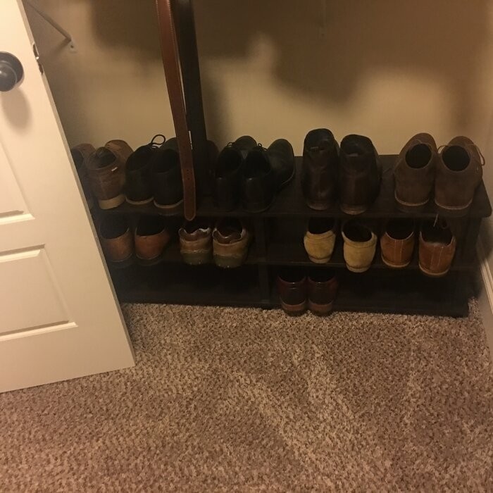 18 Pair Shoe Rack