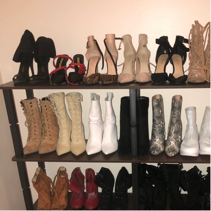 18 Pair Shoe Rack