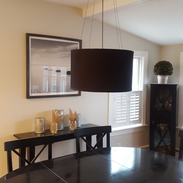 18'' W Linen Drum Lamp Shade ( Spider )