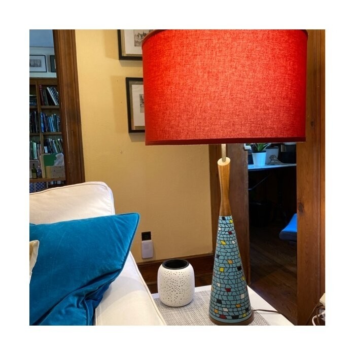 18'' W Linen Drum Lamp Shade ( Spider )