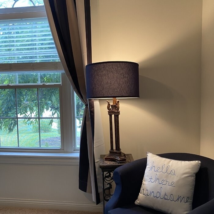 18'' W Linen Drum Lamp Shade ( Spider )
