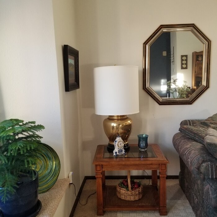 18'' W Linen Drum Lamp Shade ( Spider )