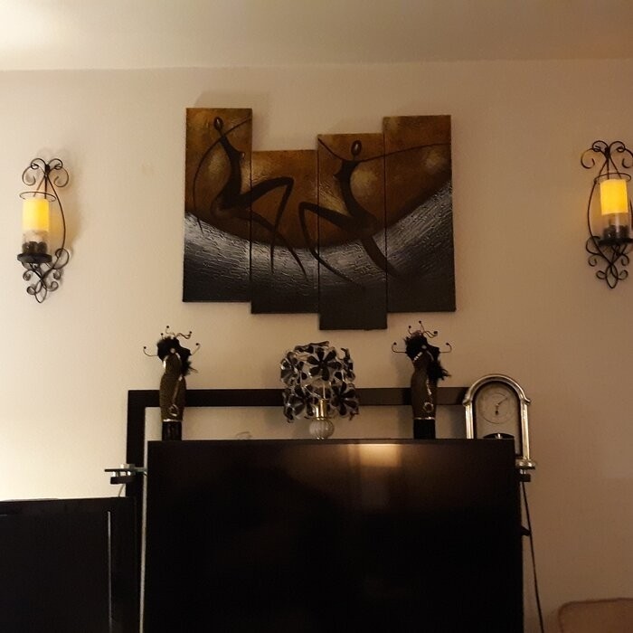 2 Piece Tabletop Wall Sconce Set