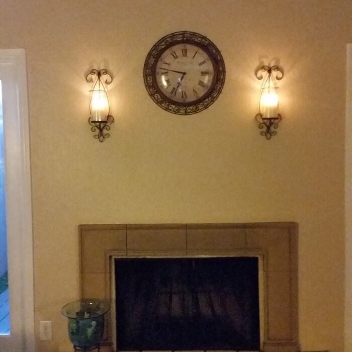 2 Piece Tabletop Wall Sconce Set