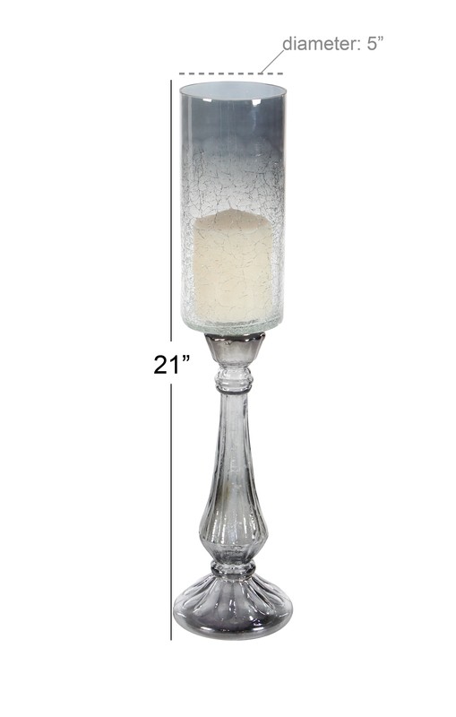 21" Glass Tabletop Hurricane