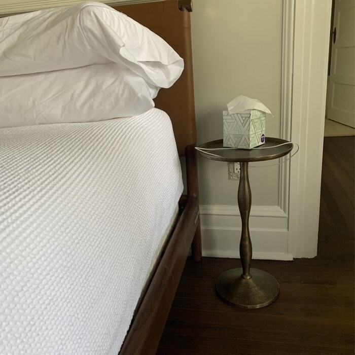 22.25'' Tall Pedestal End Table