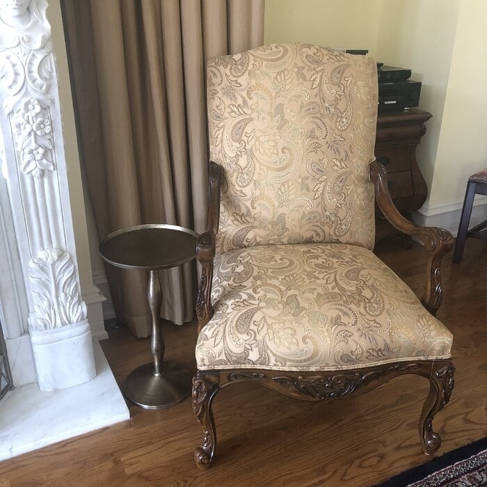 22.25'' Tall Pedestal End Table