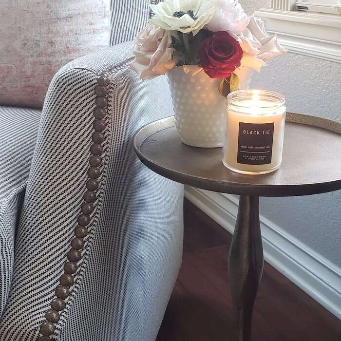 22.25'' Tall Pedestal End Table