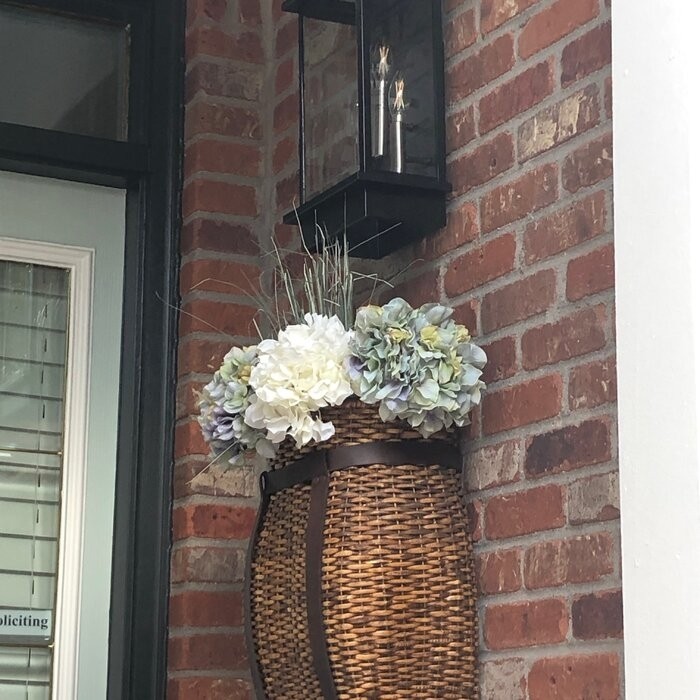 3 - Bulb 19.625'' H Beveled Glass Outdoor Wall Lantern