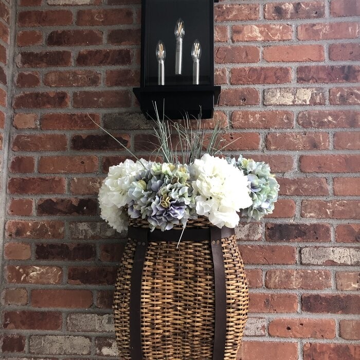 3 - Bulb 19.625'' H Beveled Glass Outdoor Wall Lantern