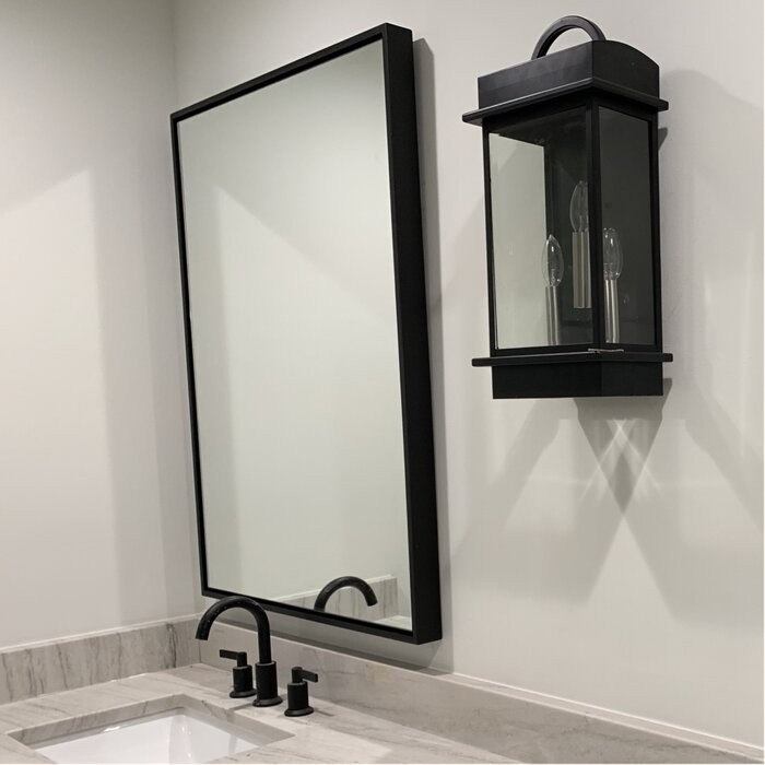 3 - Bulb 19.625'' H Beveled Glass Outdoor Wall Lantern