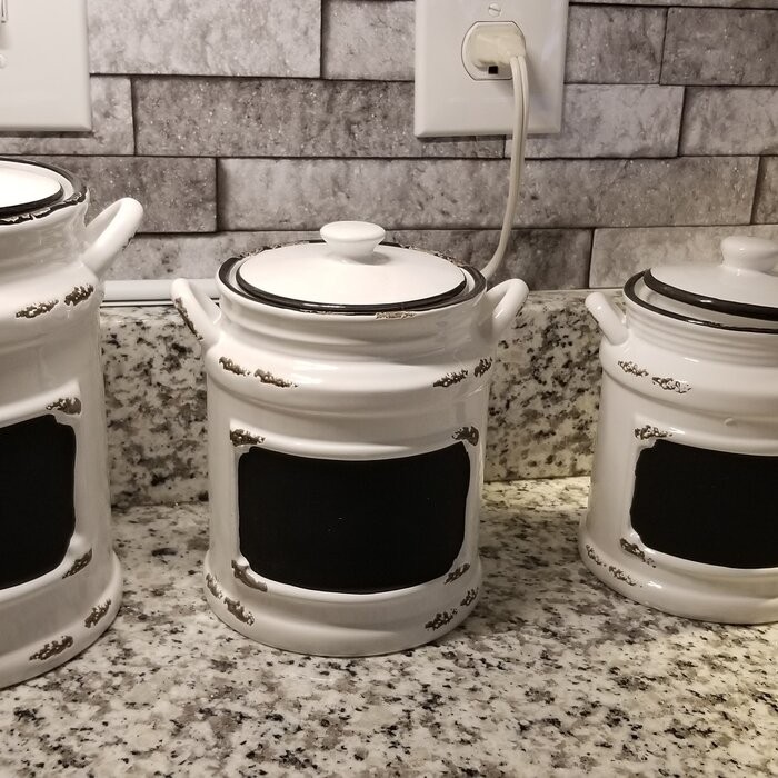 3 Piece Kitchen Canister Set