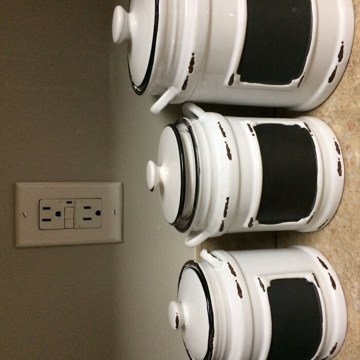 3 Piece Kitchen Canister Set