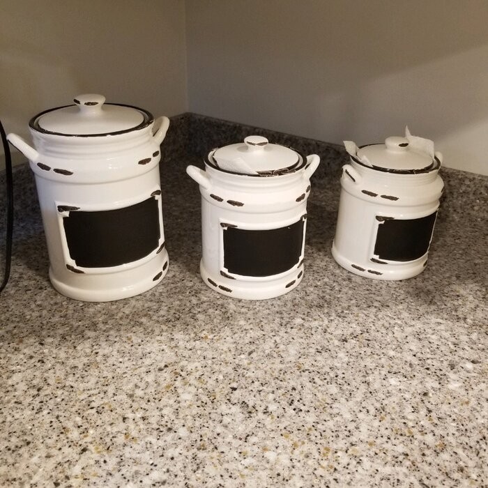 3 Piece Kitchen Canister Set