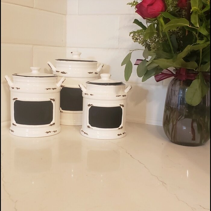 3 Piece Kitchen Canister Set