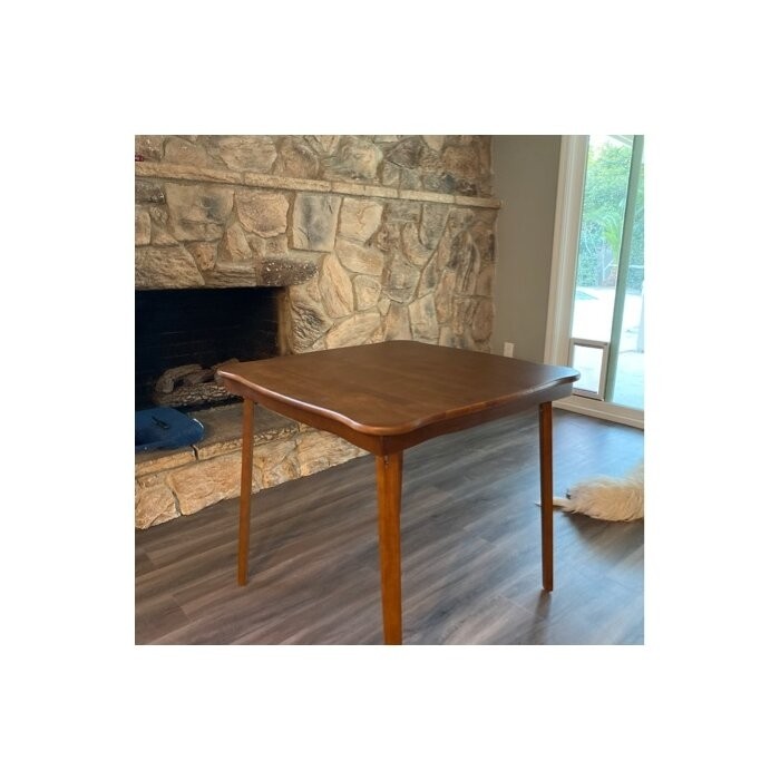 32'' Solid Wood Square Portable Folding Table
