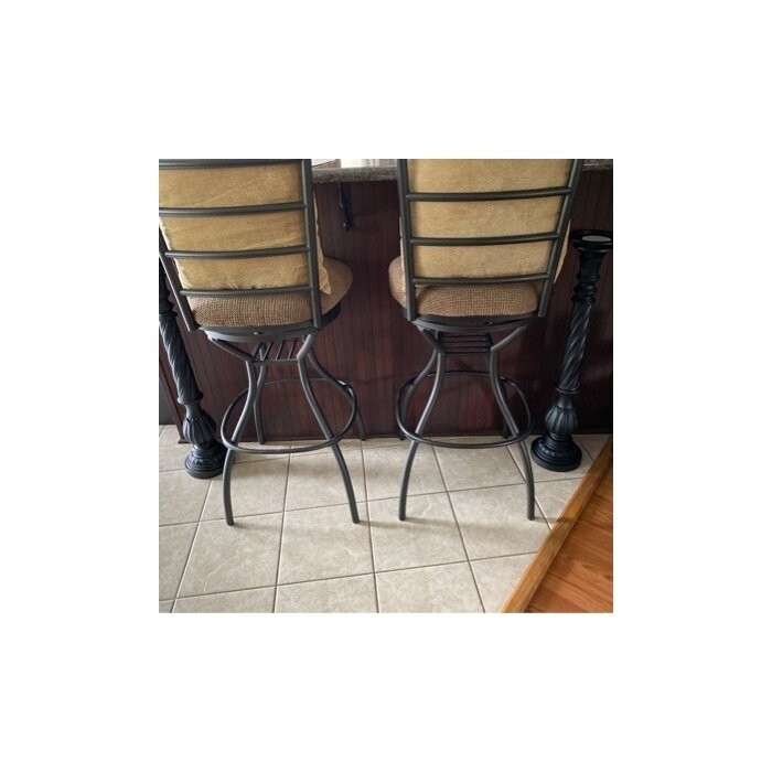 35.75" Wood Candlestick