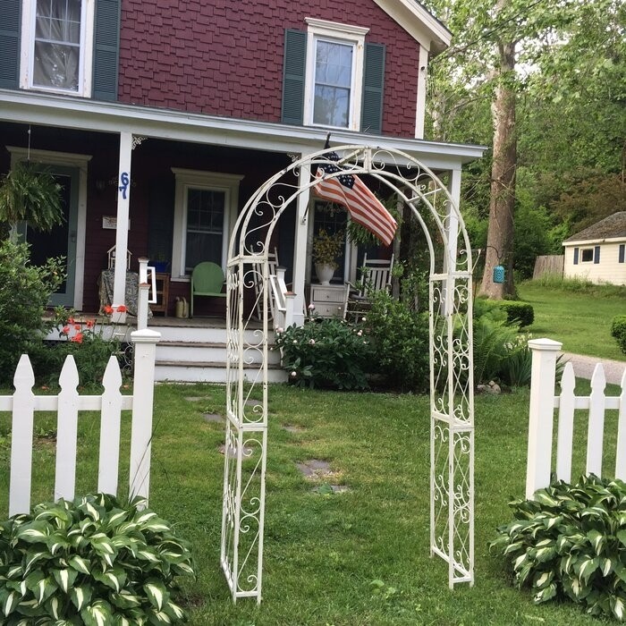 48.5" W x 18.5" D Iron Arbor