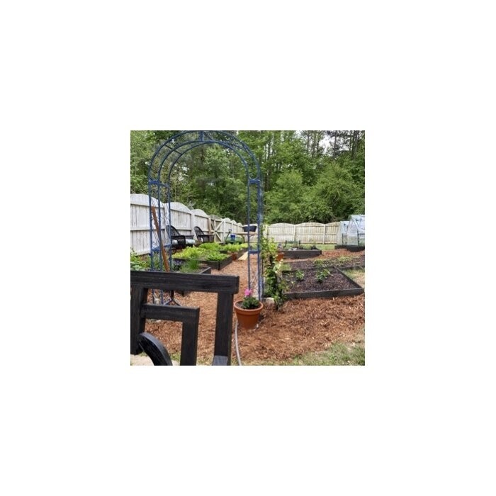 48.5" W x 18.5" D Iron Arbor