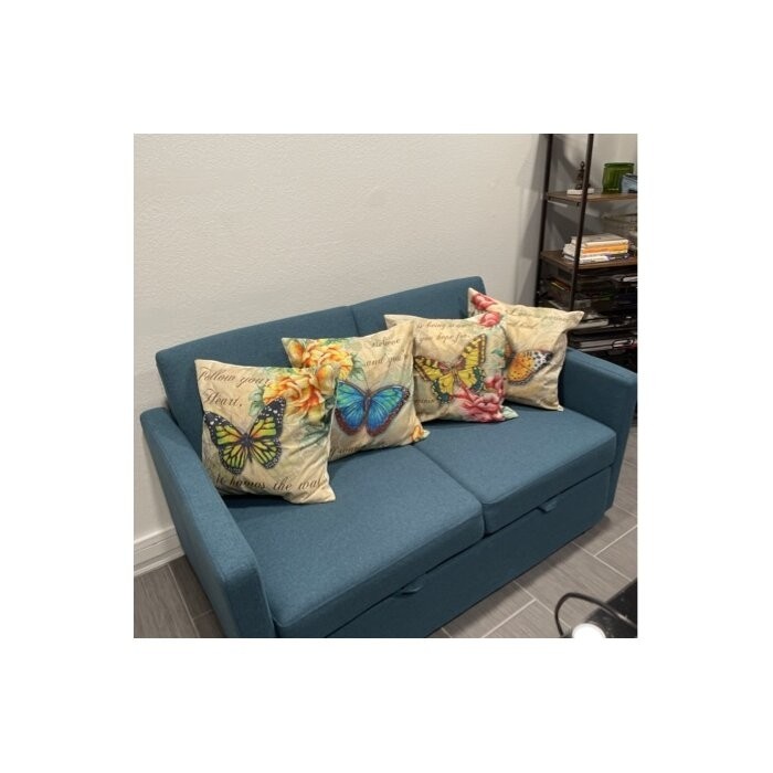 56'' Square Arm Sofa Bed