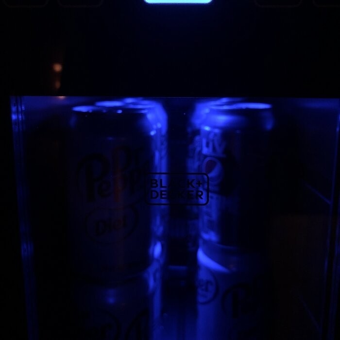 6 Bottle LED Display Single Zone Freestanding Wine Refrigerator
