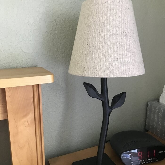 7'' H x 8'' W Linen Empire Lamp Shade ( Clip On )