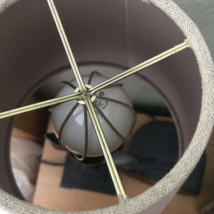 7'' H x 8'' W Linen Empire Lamp Shade ( Clip On )