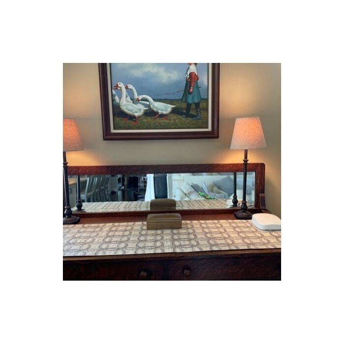 7'' H x 8'' W Linen Empire Lamp Shade ( Clip On )