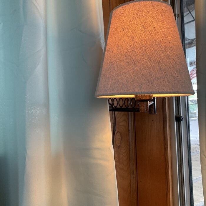 7'' H x 8'' W Linen Empire Lamp Shade ( Clip On )