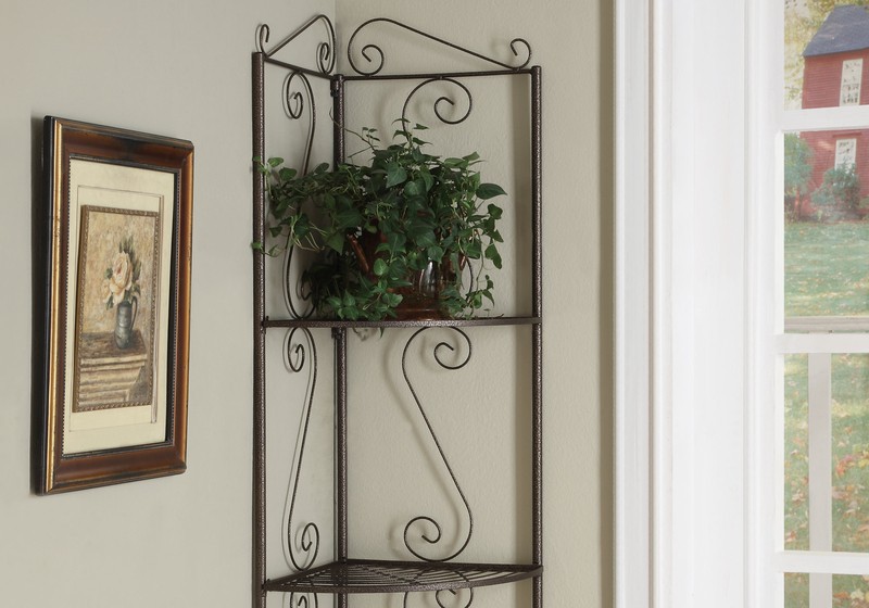 Wrought Iron Corner Shelf Ideas on Foter