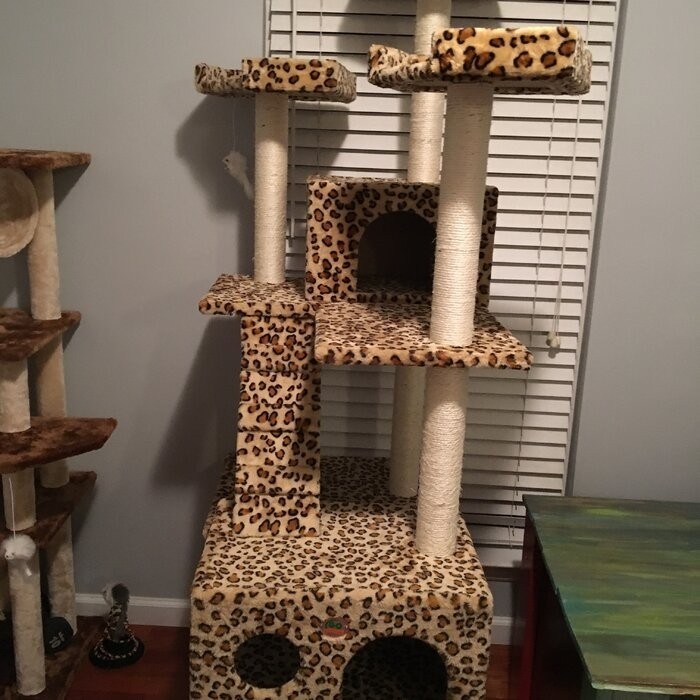 72" Leopard Cat Tree