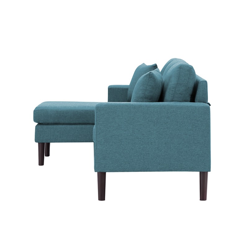 77.2" Wide Reversible Sofa & Chaise with Ottoman