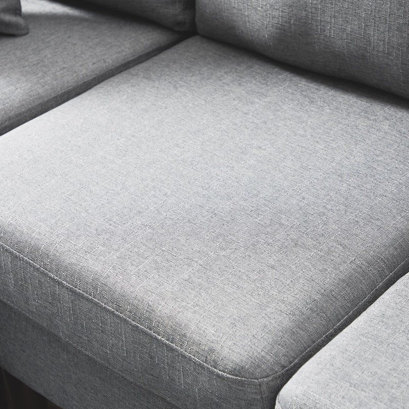 77.2" Wide Reversible Sofa & Chaise with Ottoman